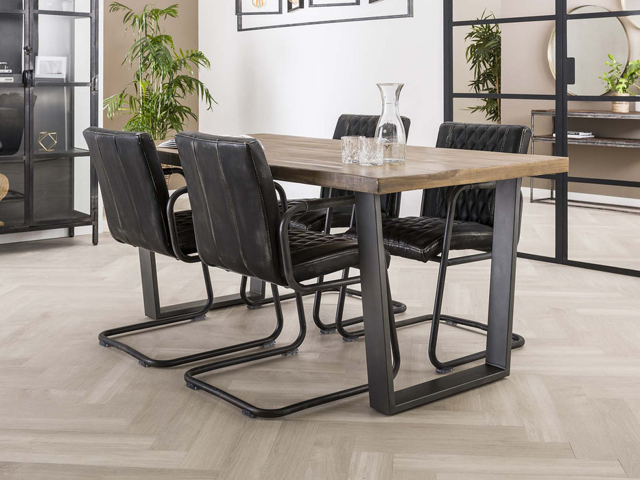 Table à manger en bois manguier 2201/16AN