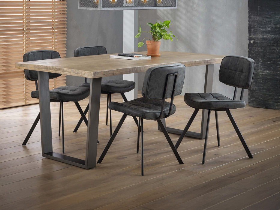 Table à manger en bois manguier 2201/16AN