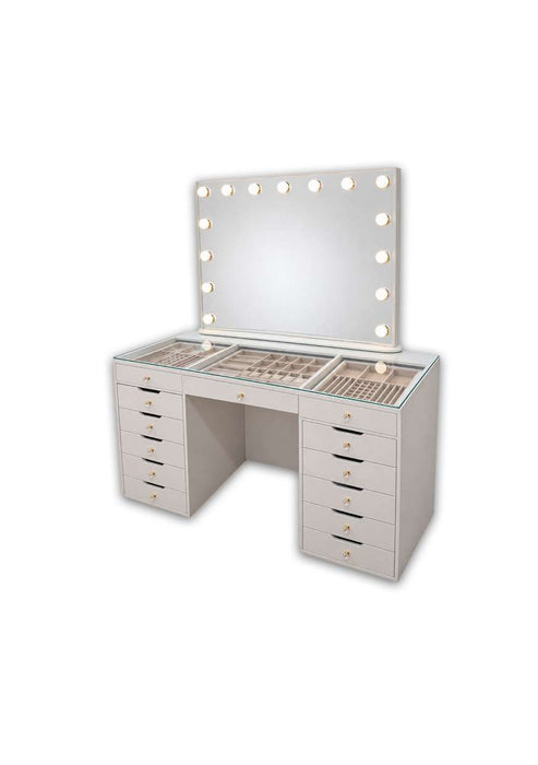 Coiffeuse E 1000 avec miroir et LED