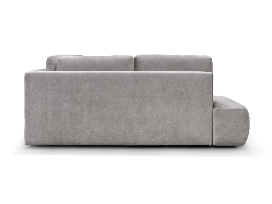 Canapé d'angle Flavia convertible en lit avec coffre de rangement