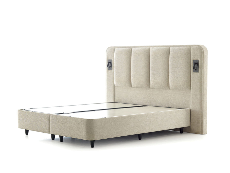 Boxspring Lunya avec portes usb
