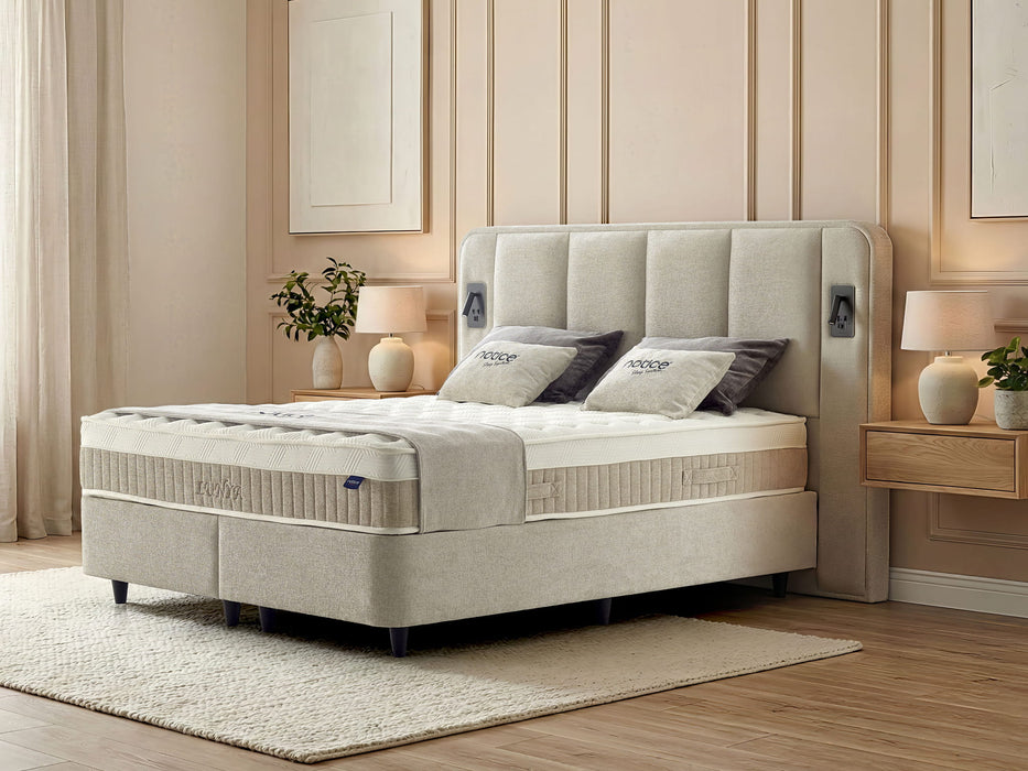 Boxspring Lunya avec portes usb