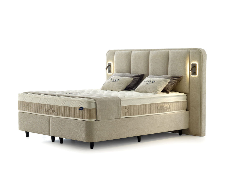Boxspring Lunya avec portes usb