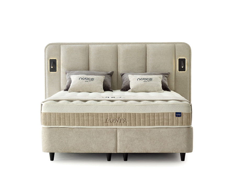 Boxspring Lunya avec portes usb