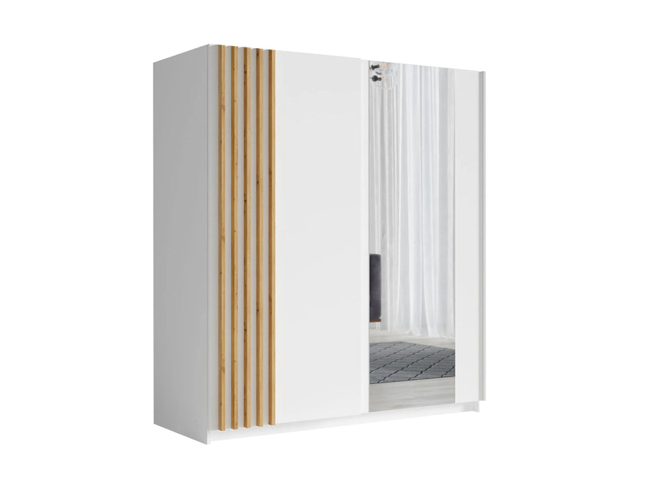 Armoire Bayadero noir 200 cm