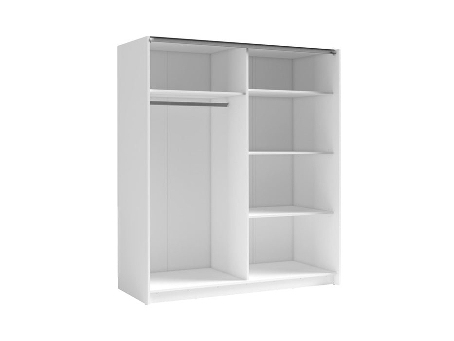 Armoire Bayadero blanc 150 cm