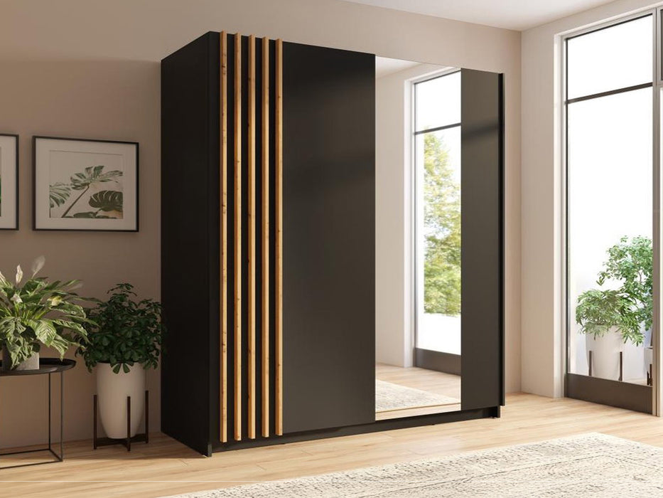 Armoire Bayadero blanc 150 cm