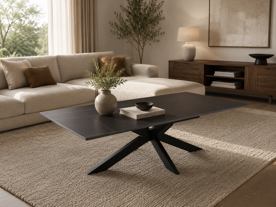 Table de salon E1108CT blanc