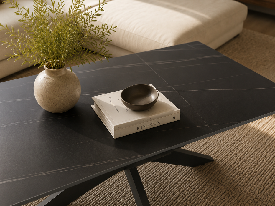 Table de salon E1108CT blanc