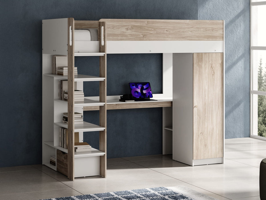 Lit superposé Evora avec bureau