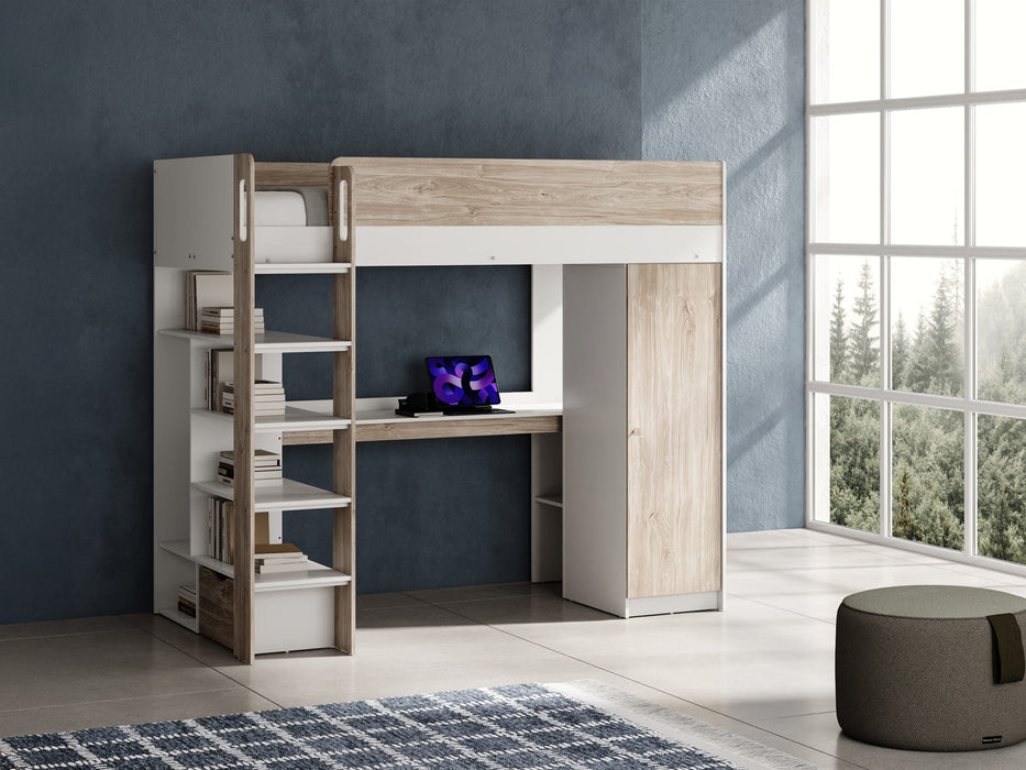Lit superposé Evora avec bureau