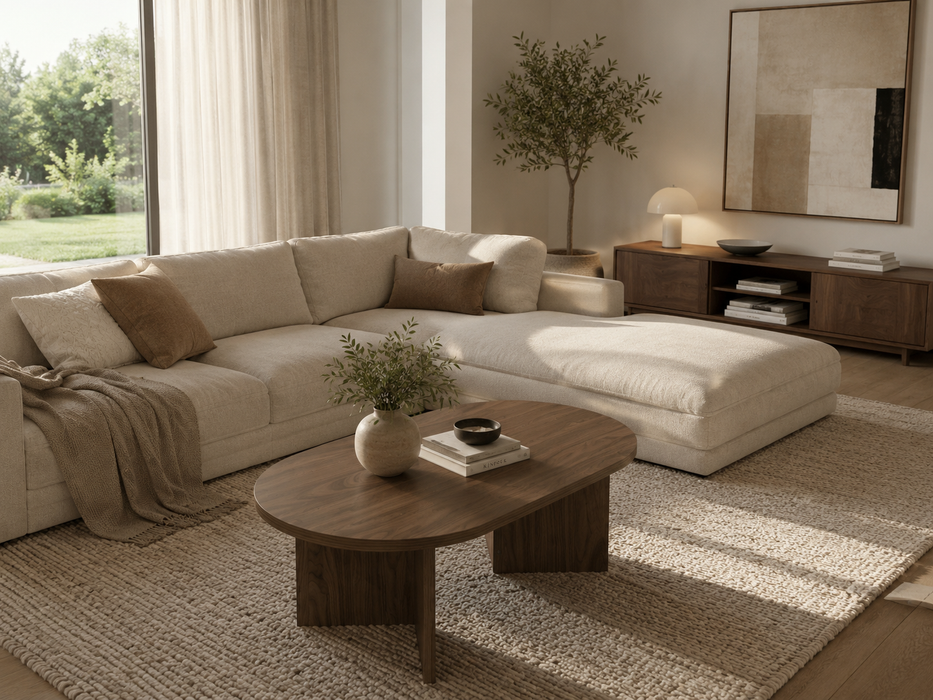 Table de salon Reca Walnut