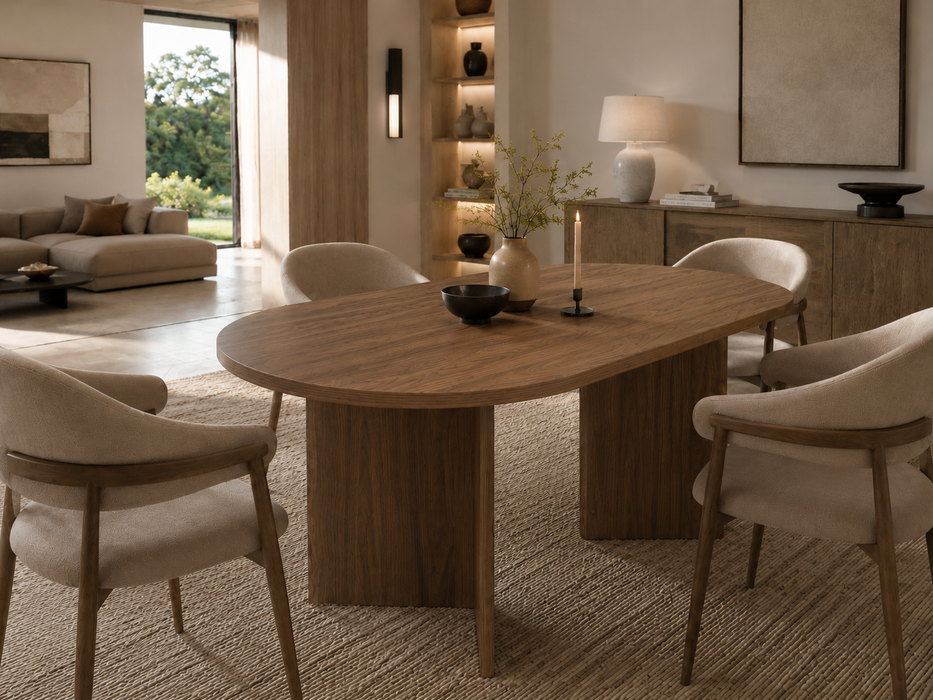 Table à manger Reca Walnut